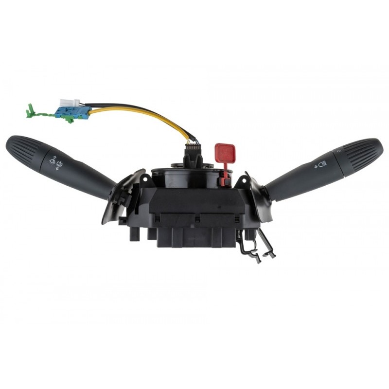 Comutator coloana directie Fiat Panda 2003-, fara computer bord, stergere-spalare parbriz luneta, interval stergere, fara claxon, semnalizare, aprindere lumini, ptr. vehicule fara senzor unghi directie, cu spirala de Airbag, 33 pini,
