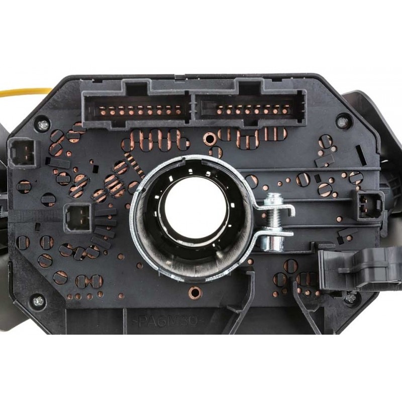 Comutator coloana directie Fiat Panda 2003-, fara computer bord, stergere-spalare parbriz luneta, interval stergere, fara claxon, semnalizare, aprindere lumini, ptr. vehicule fara senzor unghi directie, cu spirala de Airbag, 33 pini,
