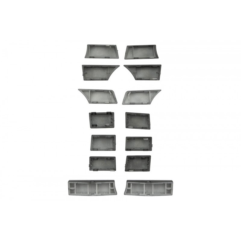 Set de reparatie butoane climatizare, Klimatyzacji, Bmw Seria 5 F10, F11 2009-, 5gt F07 2009-, 14 elemente-, pt model scaune ventilate, 61319313924
