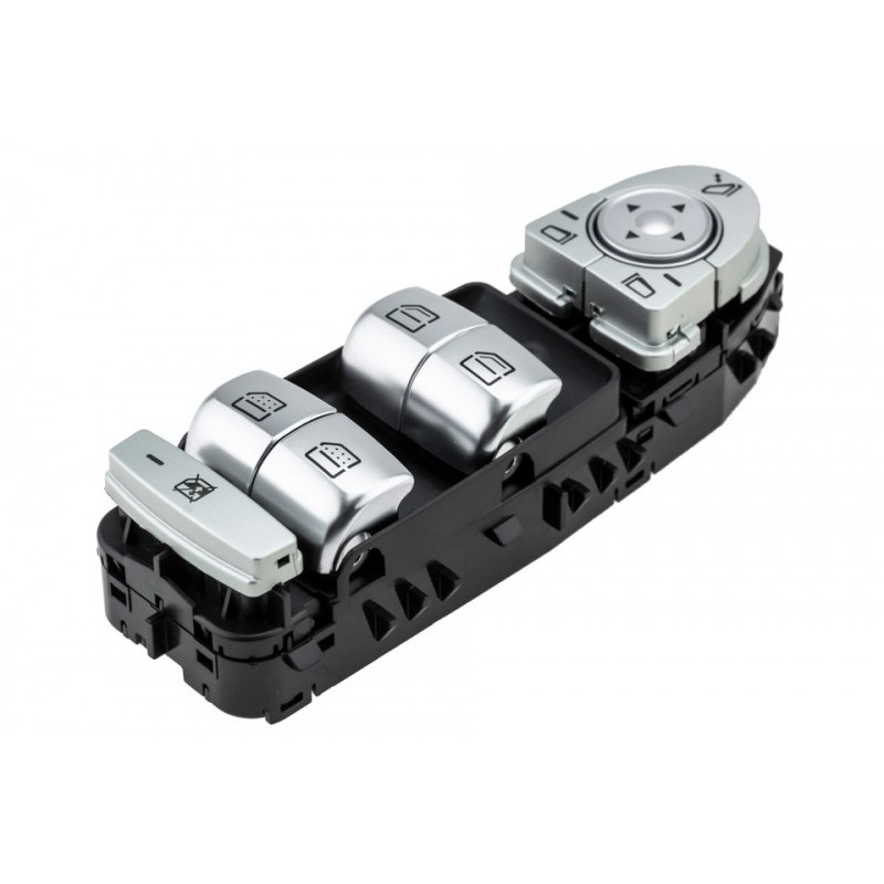 Comutator reglaj geam Mercedes Clasa E W213 2016-, Cls C257 2017-, Clasa S W222 2013-, Negru, 2229052004