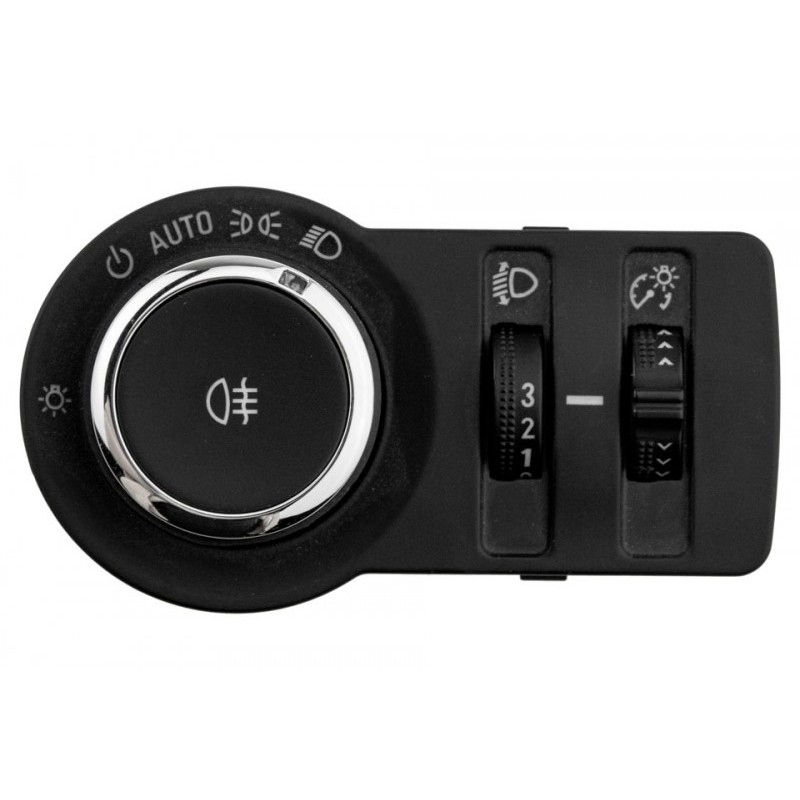 Comutator lumini Opel Insignia A 2008-, Astra J 2009-, versiuni fara faruri ceata, reglare manuala nivel faruri, 13268704