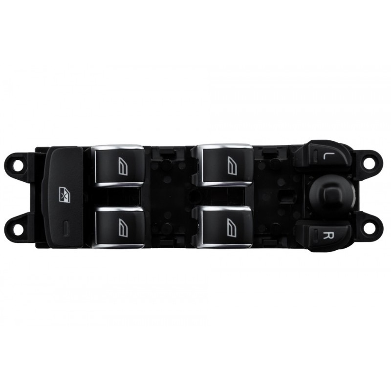 Comutator reglaj geam Volvo S60 2010-, V60 2010-, V60 Cc 2015-, Xc60 2009-, cromat, 31415675