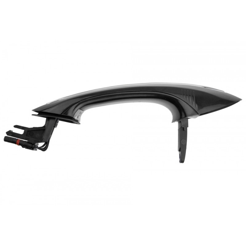 Maner exterior Bmw Seria 5 F10, F11 2009-, 5 F07 2009-, 7 F01, F02, F03, F04 2008-, Fata, Spate Dreapta, pt.vehicule cu sistem intrare de keyless/go, Culoare : Negru, 51217231934