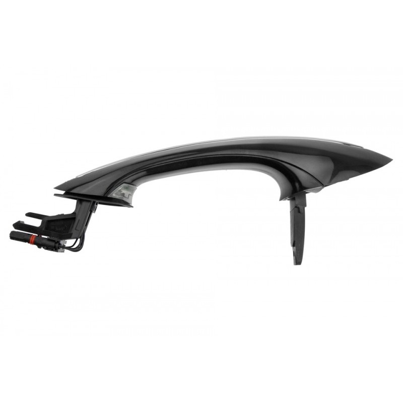 Maner exterior Bmw Seria 5 F10, F11 2009-, 5 F07 2009-, 7 F01, F02, F03, F04 2008-, Spate Stanga, pt.vehicule cu sistem intrare de keyless/go, Culoare : Negru, 51217231933