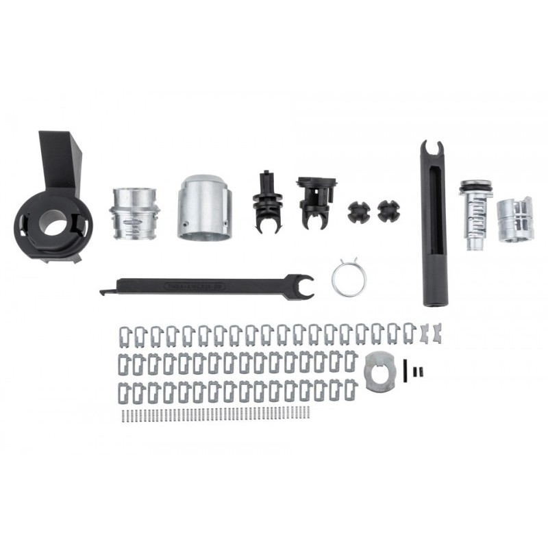 Set reparatie deblocare masca Ford Focus 2 2004-2011, Set complet + cilindru de blocare pentru asamblare sub cheia utilizata in prezent, 4M5AA16B970AB
