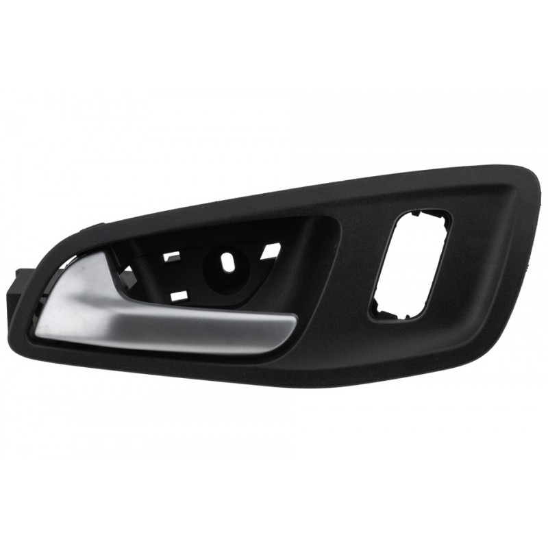 Maner interior usa fata Ford Transit 2014-, Transit Custom 2012-, Tourneo Custom 2012-, Stanga-Negru+Crom, BK21-V22601-BC