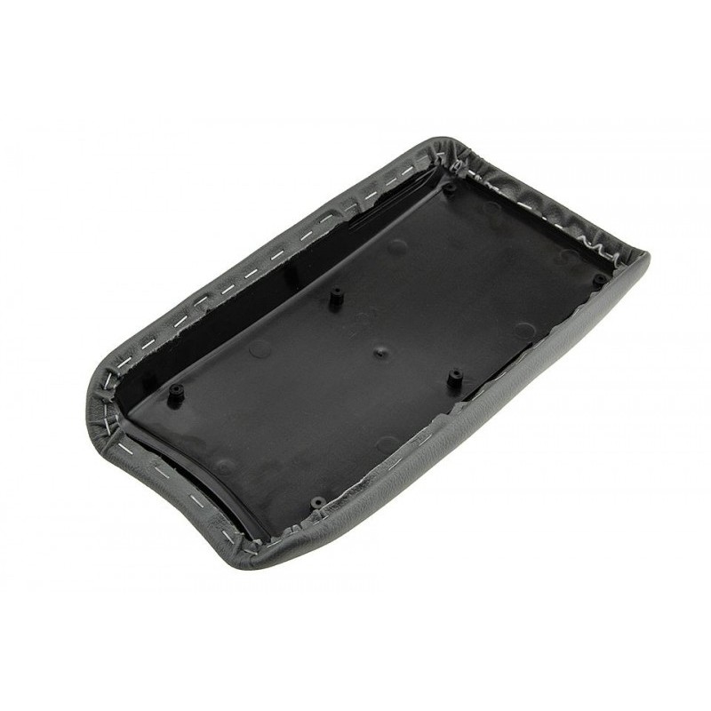 Clapeta cotiera cu buton Honda Civic 2006-, Culoare : Gri, Material : Piele ecologica, HD-015