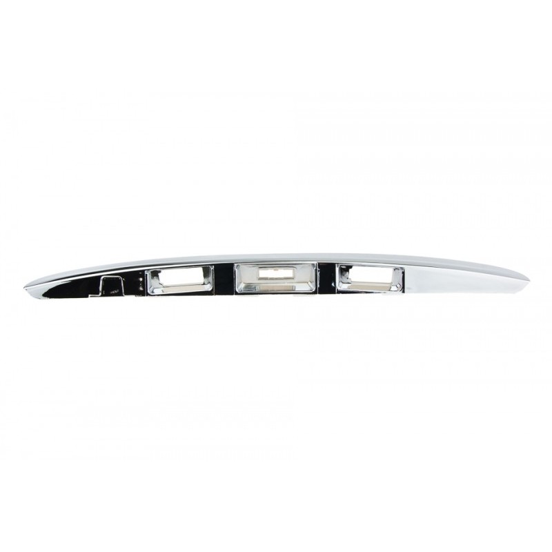 Ornament haion capota spate Nissan Qashqai 2006-2013, pt.vehicule fara sistem intrare de keyless/go, Crom, 90812-JD00H