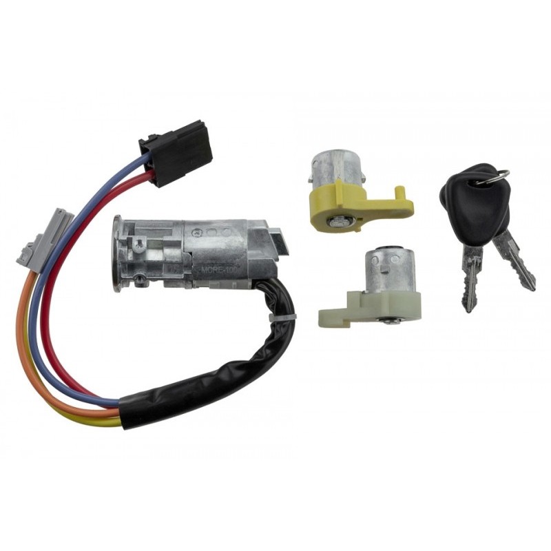 Contact pornire + butuc usi Renault Kangoo 1998-2007, contact + 2 butuci + cu 2 chei, 8200176685