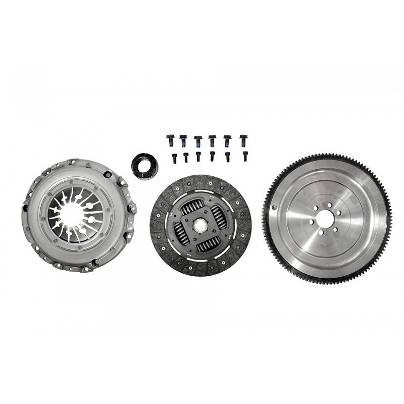 Set ambreiaj cu volanta cu masa simpla Vw Passat 1.9tdi 130km 2000-2005, Audi A4, A6 130km 2001-2005, NZS-VW-001