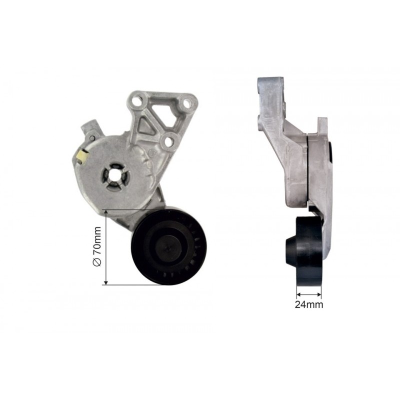 Rola intinzator curea distributie Audi A3 1996-2012; Seat Alhambra 1996-2010, Altea 2004-, Ibiza/Cordoba 1999-, Leon 1999-2012; Skoda Fabia 1999-2008, Octavia I/II 1996-; VW Bora/Golf IV/V/VI 1998-, Passat 2005-, Polo 1999-, Sharan 1996-.,