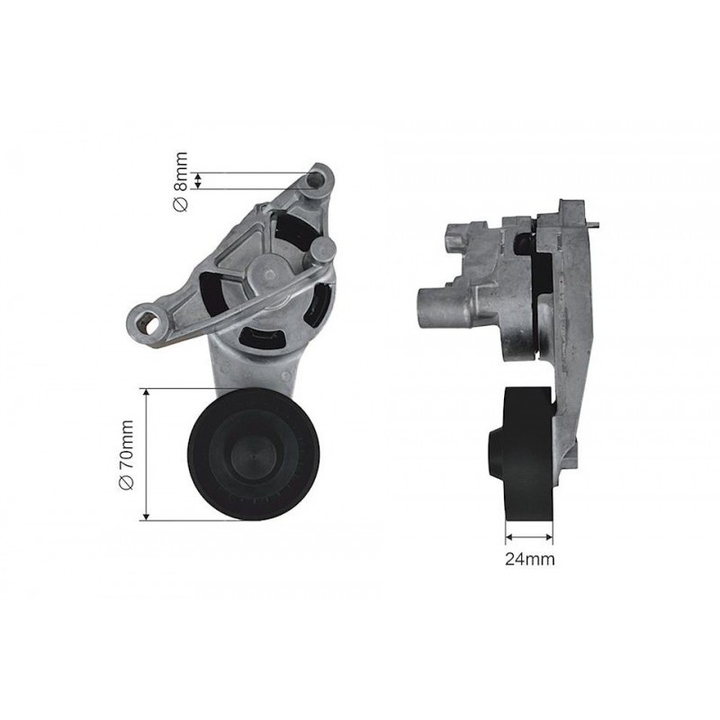 Rola intinzator curea distributie Audi A3 2003-2013, Seat Altea 2004-&gt;, Leon 2005-&gt;, Toledo 3 2004-&gt;, Skoda Octavia I, 2 2004-&gt;, Superb 2 2009-&gt;, Vw Caddy 3 2004-&gt;, Golf 5 2003-&gt;, Passat 2005-2010, Touran 2003-&gt;, 03G903315