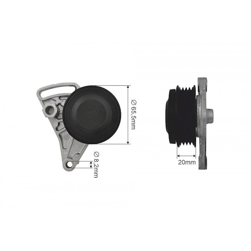 Rola intinzator curea distributie Audi A4 1994-2004, A6 1995-2005, Skoda Superb 2001-2008, Vw Passat 1993-2005, 58260511