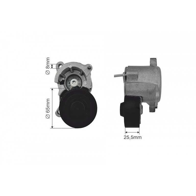 Rola intinzator curea distributie Citroen C4 04-07, C5 I, 2 01-&gt;, C8 00-&gt;, Jumpy 00-06, Xsara 00-05, Fiat Scudo 00-06, Ulysse 00-11, Lancia Phedra 02-10, Zeta 00-02, Peugeot 206 99-&gt;, 307 00-&gt;, 406, 407 00-&gt;, 607 00-&gt;, 806, 807 00-&gt;, Expert 00-06,