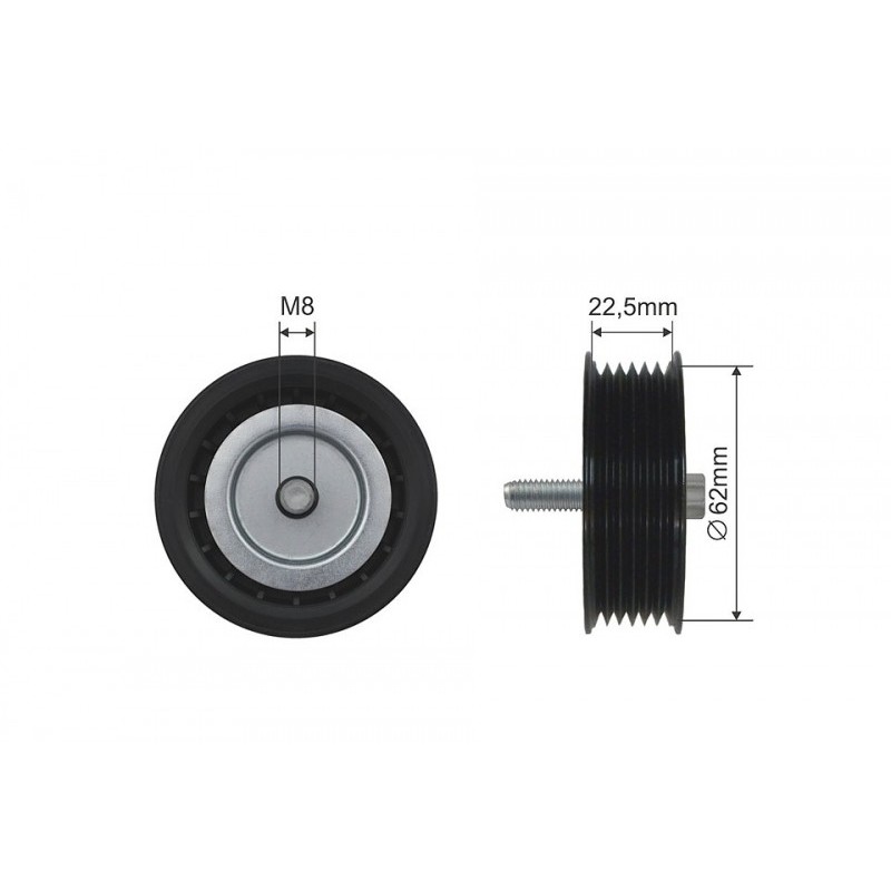 Rola intinzator curea transmisie Mercedes C (C204), C T-Model (S204), C (W204), Cls (C219), E (A207), E (C207), E T-Model (S211), E T-Model (S212), E (W211), E (W212) 1.8, 6.2 03.2006-, 450-99