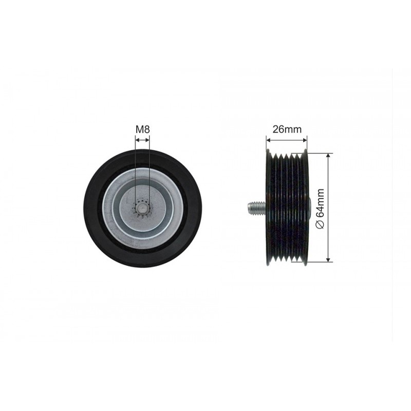 Rola intinzator curea transmisie Mercedes E (A207), E (C207), E T-Model (S212), E (W212), Sprinter 3, 5-T (B906), Sprinter 3-T (B906), Sprinter 5-T (B906) 2.2d, 2.2dh 06.2006-, 500178