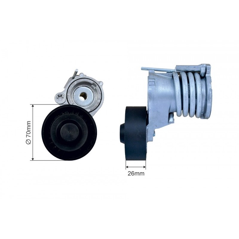 Rola intinzator curea distributie Seat Ibiza, Cordoba 2002-&gt;, Toledo 4 2012-&gt;, Skoda Fabia I, 2 2001-&gt;, Rapid 2012-&gt;, Roomster 2006-&gt;, Vw Fox 2005-&gt;, Polo 2001-&gt;, 03D903305B