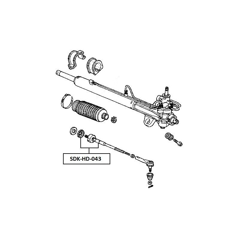 Bieleta directie Honda Odyssey Rl1, Ra6 1998-2013, 53010-S0X-A02