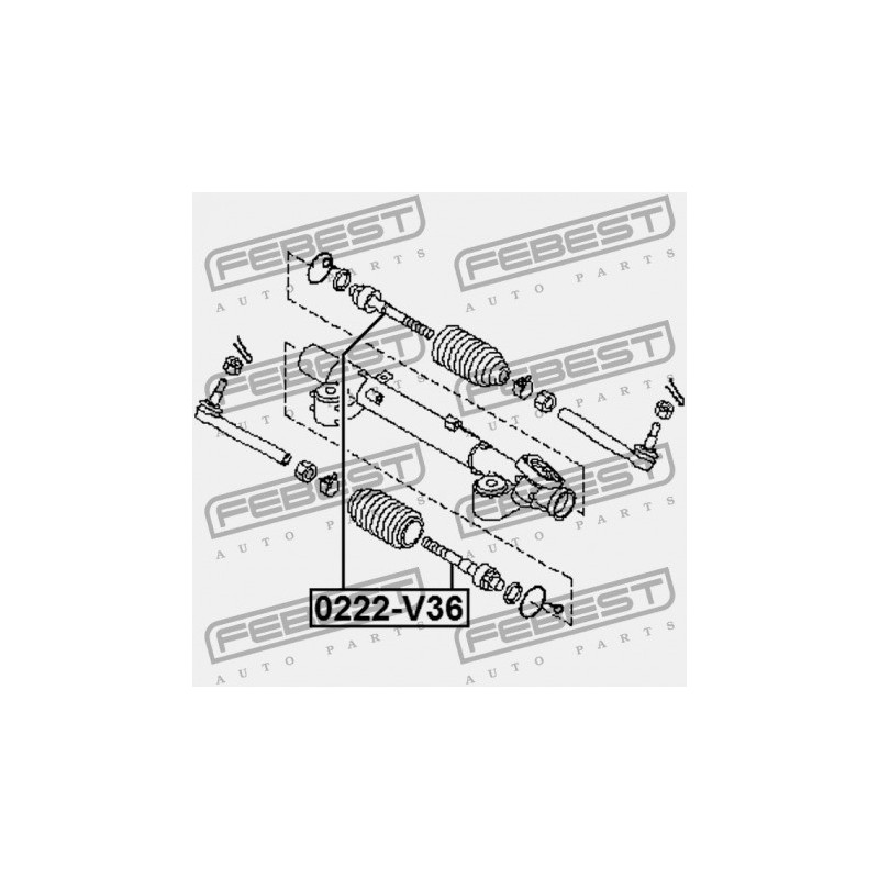 Bieleta directie Infiniti G35, G37 2006-2015, Q40 2012-, D8521-JK61A