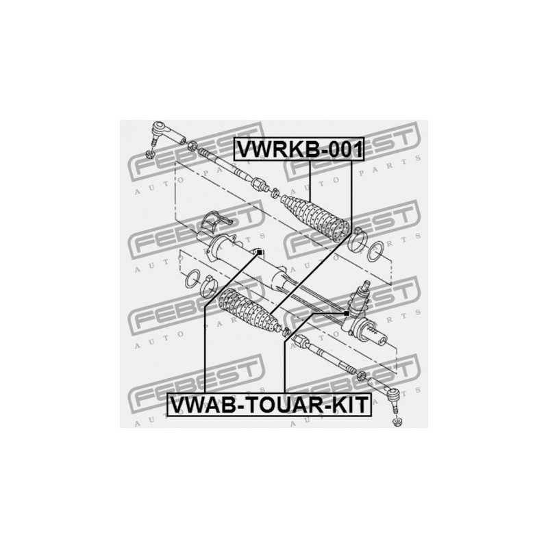 Suport caseta directie, set 2 buc Audi Q7 2006-, Vw Amarok 2010-, Touareg 2003-, 7L8422062L