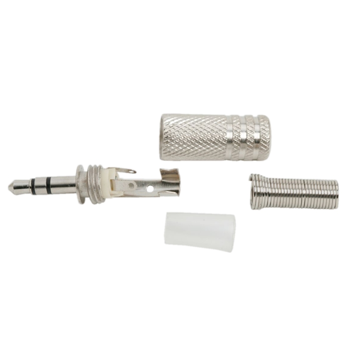 Fisa jack stereo 3,5 mm, metalica, set 10 buc