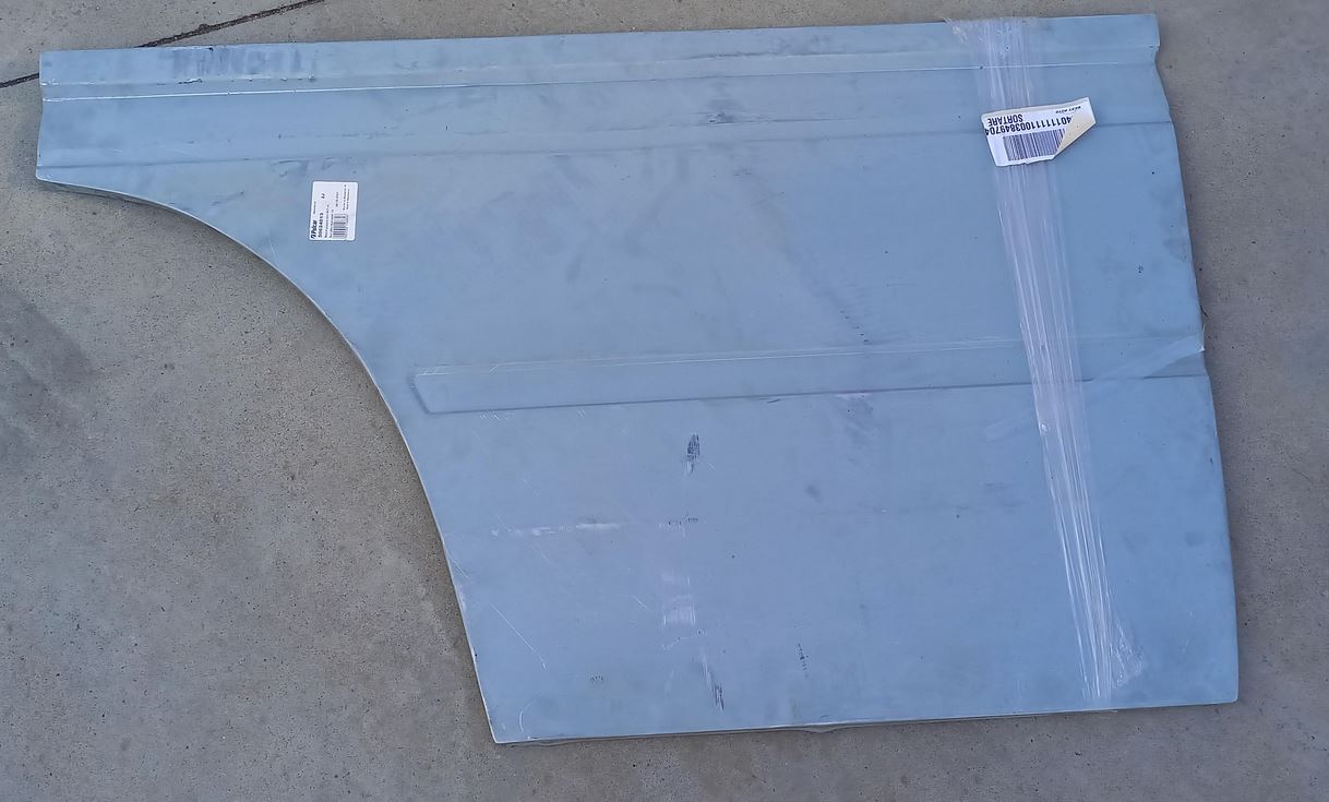 Panou reparatie usa Mercedes SPRINTER 208-416 (W901-905), 01.1995-2006, VW LT II 05.1996-2005 ; modele Scurt/Mediu/Lung, partea stanga, usa fata , inalt ,inaltimea 645 mm, - PREZINTA LOVITURI