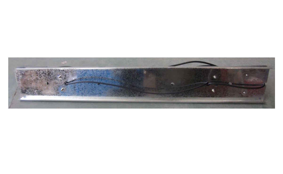 Bara remorca lumini suport metal, 7 pini, 100x14x20 cm