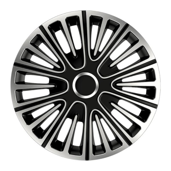Set capace roata 16 inch Argo Motion Argintiu si Negru