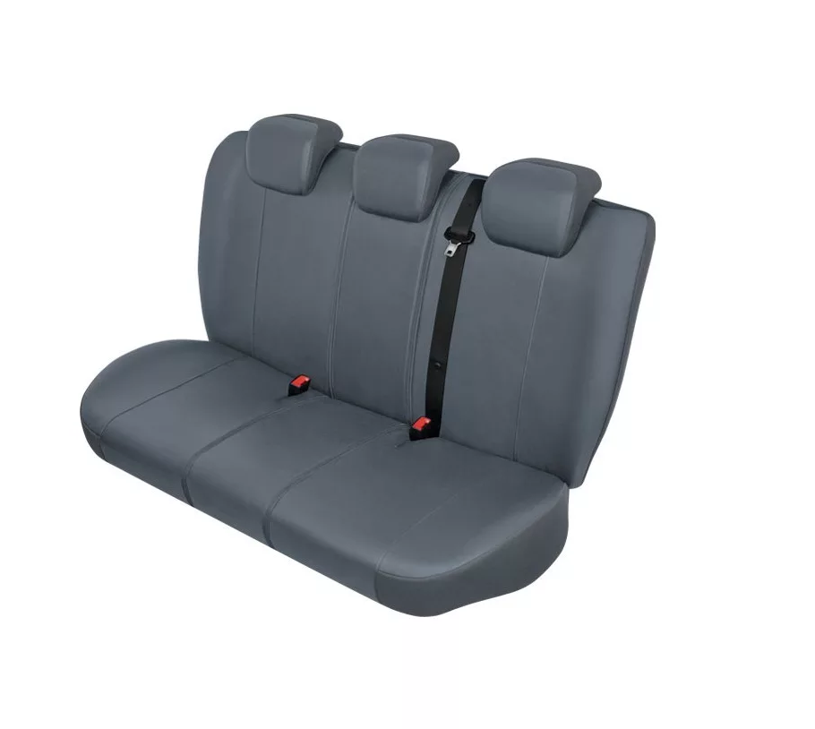 Set huse scaune bancheta SPATE marime M-L, imitatie piele, culoare GRI