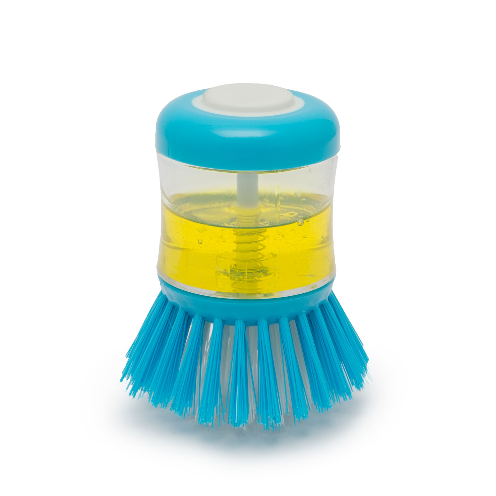 Perie pentru vase cu dozator detergent &ndash; albastru, 1 buc., 57310