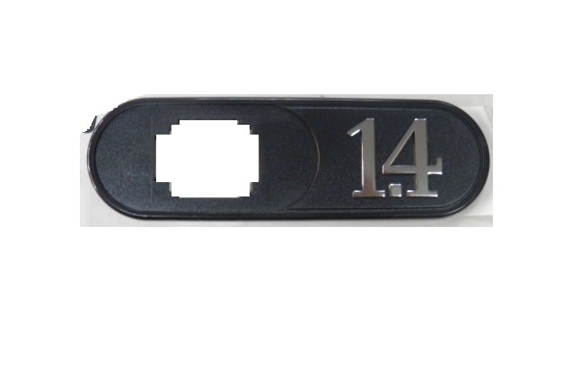 Monograma 1.4 pentru Renault Clio 1 1991-1998, Originala, emblema laterala stanga sigla 7700804524