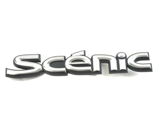 Logo lateral Renault Scenic cu inscriptia Scenic, Emblema Originala Renault 7700847558