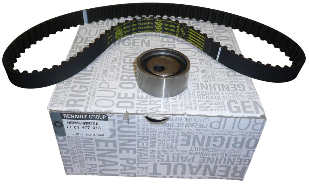 Kit distributie OE Renault Clio 1, Clio 2, Kangoo , Twingo , Nissan Kubistar motorizare 1.2 / 1.1 , original 7701477013