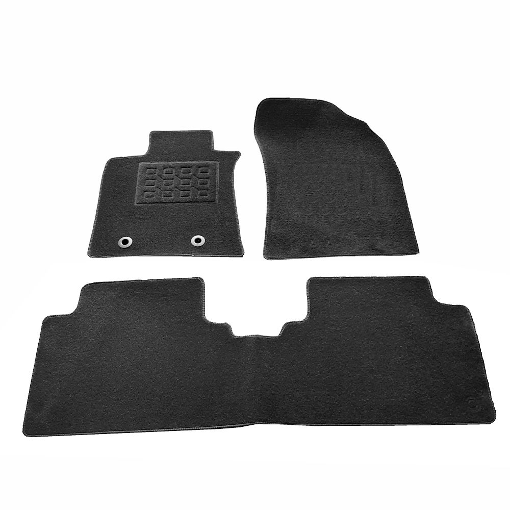 Covorase mocheta Toyota Avensis 3 Facelift 2011-2015 Sedan, Negre, set de 4 Buc.