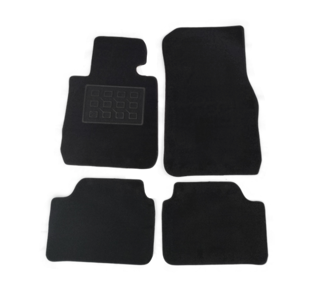 Covorase mocheta Bmw Seria 1 (F20/F21) 2010-2019, 5 Usi, Negre, set de 4 Buc.