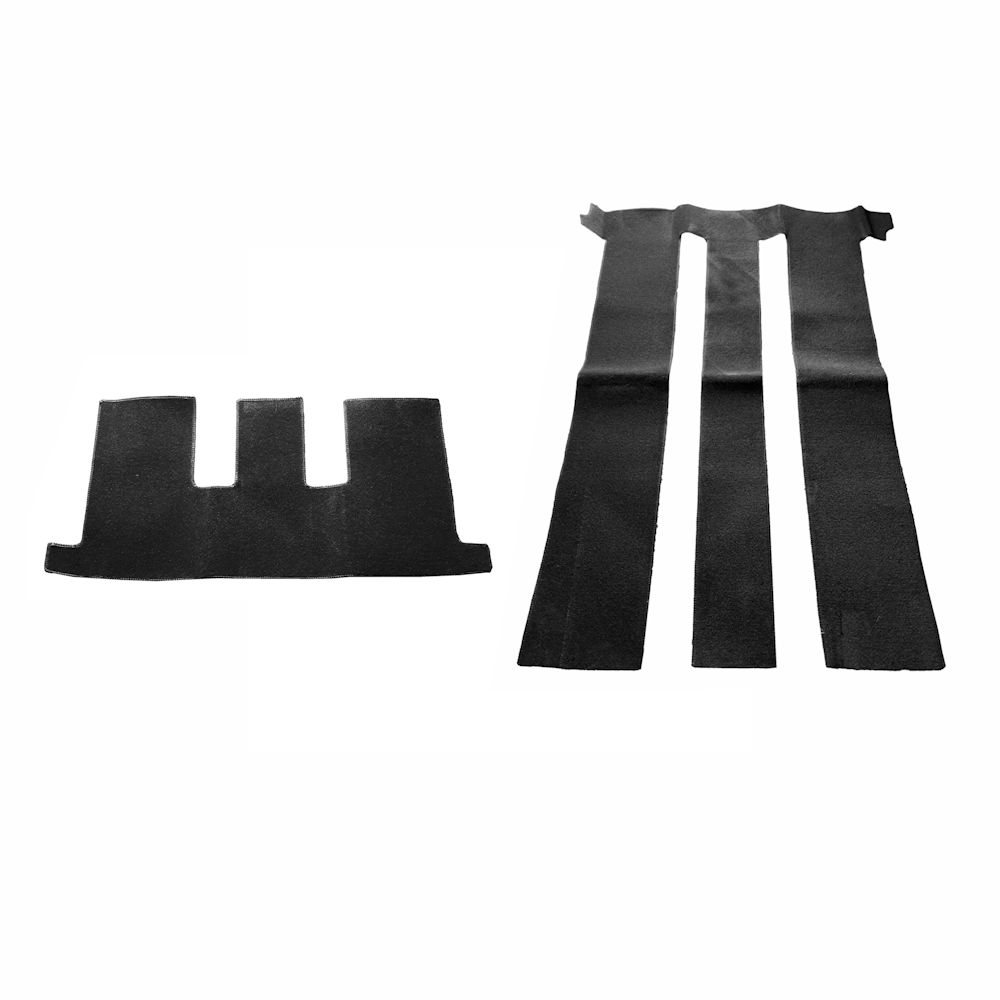 Covorase mocheta Vw T6 Multivan Scurt, 6 sine, versiune Comfortline, Highline, cu masuta, Rand 2 + Rand 3, 2015-prezent Set 2 Buc.