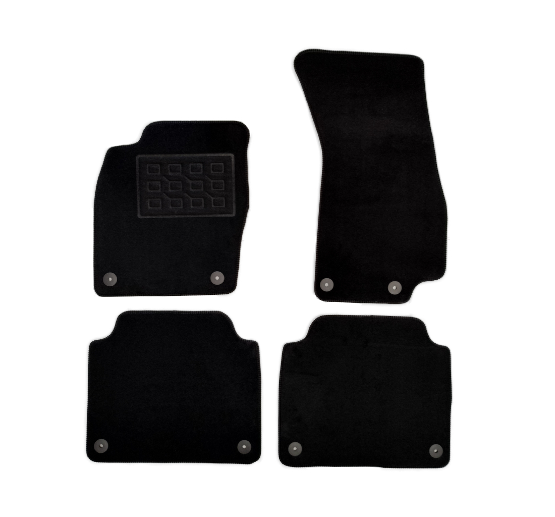 Covorase mocheta Audi A8 (D5/4n) 2018-prezent, Negre, set de 4 Buc.
