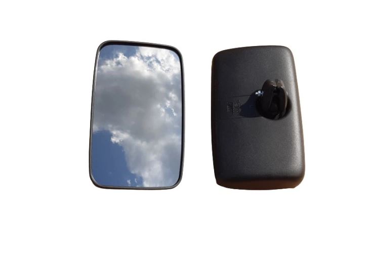 Oglinda exterioara universala PEUGEOT J9, 1980-1987, Renault MASTER, 1980-1998; TRAFIC, 1980-2001, VW TRANSPORTER (T4), 07.1990-03.2003, ajustabil manual; carcasa neagra; sticla convexa; 265x155mm pentru brat 14/24mm