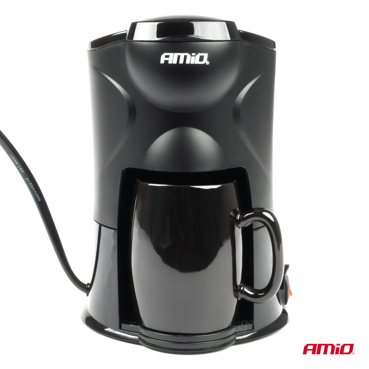 Aparat de cafea cu conector pentru priza auto, 0.15L, 12V, 170W, AMIO, 1 buc