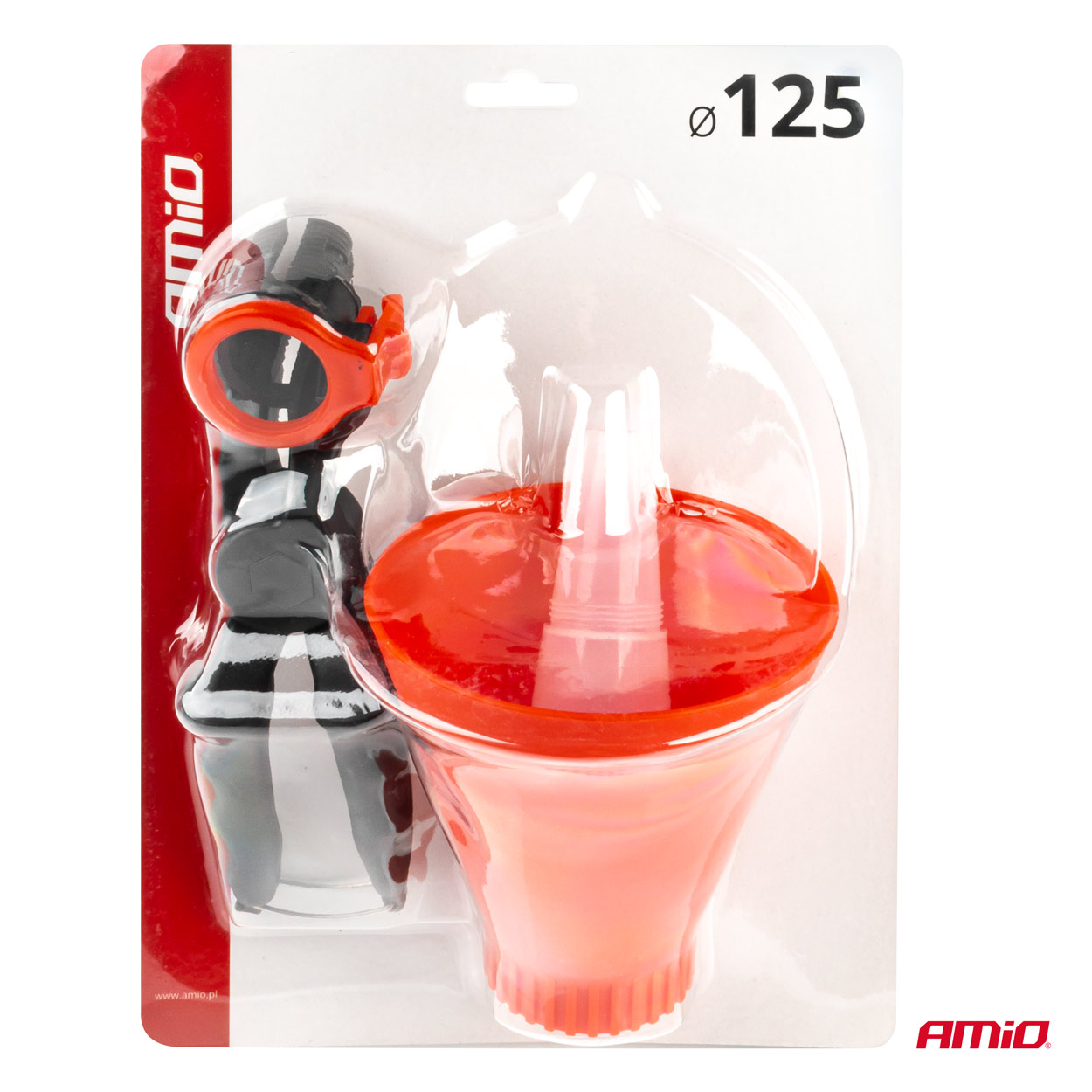 Palnie pentru ulei de motor cu suport, 125mm, AMIO, 1 buc
