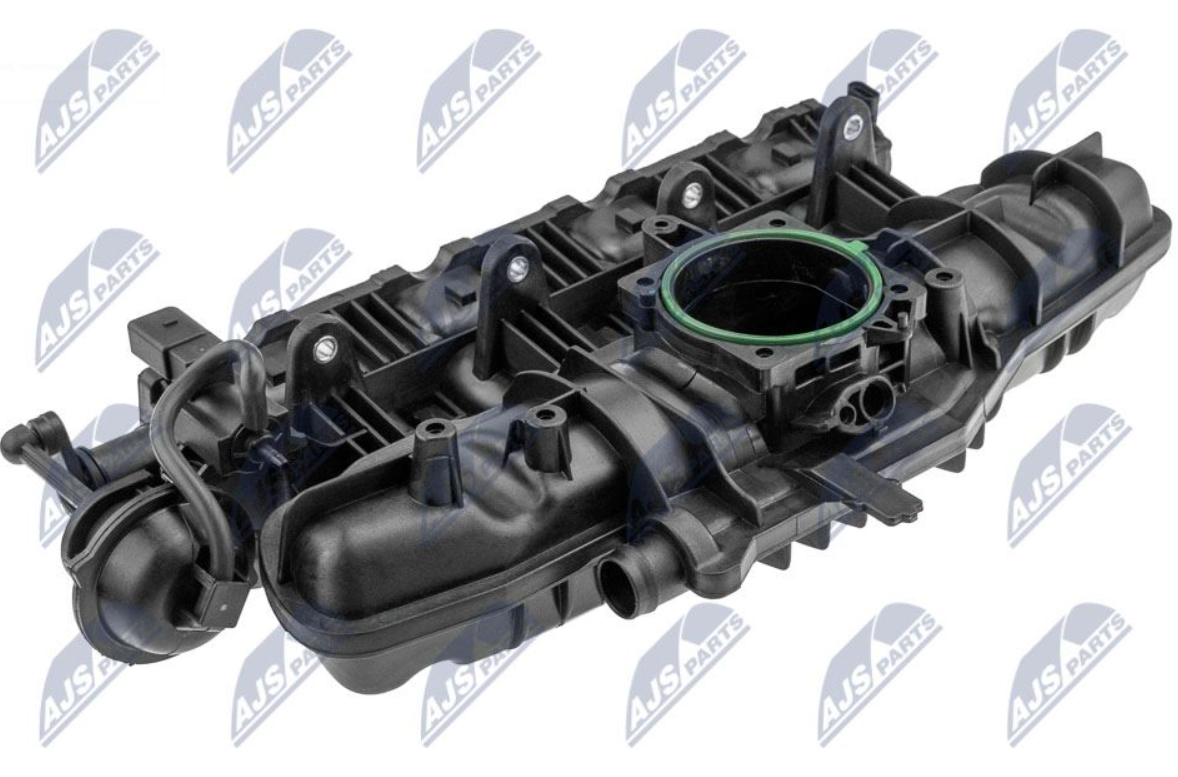 Modul conducta admisie Audi A3 1.8tfsi 2003-, Tt 1.8tfsi 2006-, Seat Altea 1.8tfsi 2004-, Leon 1.8tfsi 2005-, Toledo 1.8tfsi 2004-, Skoda Octavia 2 1.8tfsi 2004-, Superb 1.8tfsi 2008-, Vw Passat B6 1.8tfsi 2005-, Cu senzor si Supapa, 06J133201L