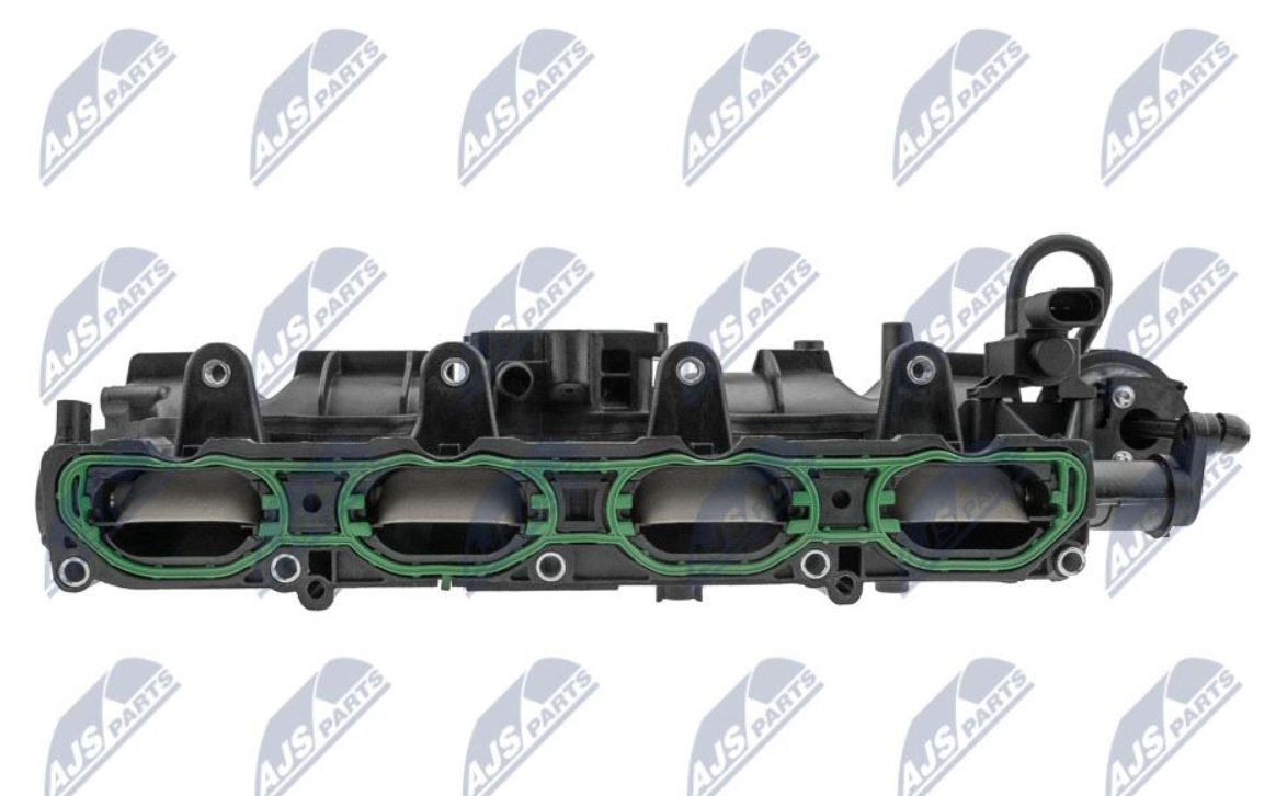Modul conducta admisie Audi A3 1.8tfsi 2003-, Tt 1.8tfsi 2006-, Seat Altea 1.8tfsi 2004-, Leon 1.8tfsi 2005-, Toledo 1.8tfsi 2004-, Skoda Octavia 2 1.8tfsi 2004-, Superb 1.8tfsi 2008-, Vw Passat B6 1.8tfsi 2005-, Cu senzor si Supapa, 06J133201L