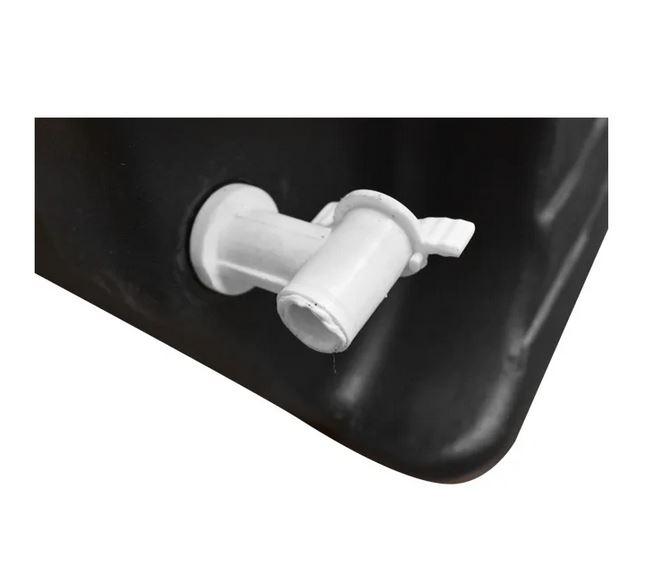 Rezervor apa 50L plastic negru 420x440x400 mm