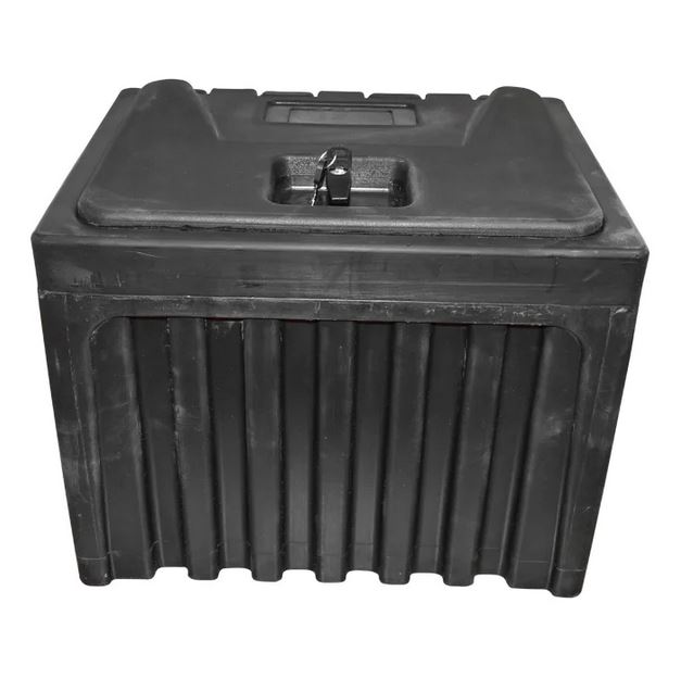 Lada pentru scule fara suport, din plastic negru 380x400x500 mm