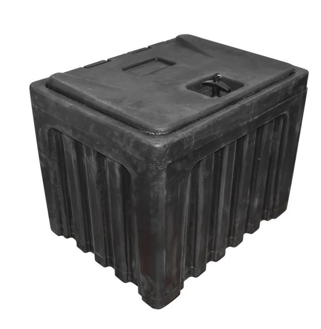 Lada pentru scule fara suport, din plastic negru 468x470x600 mm