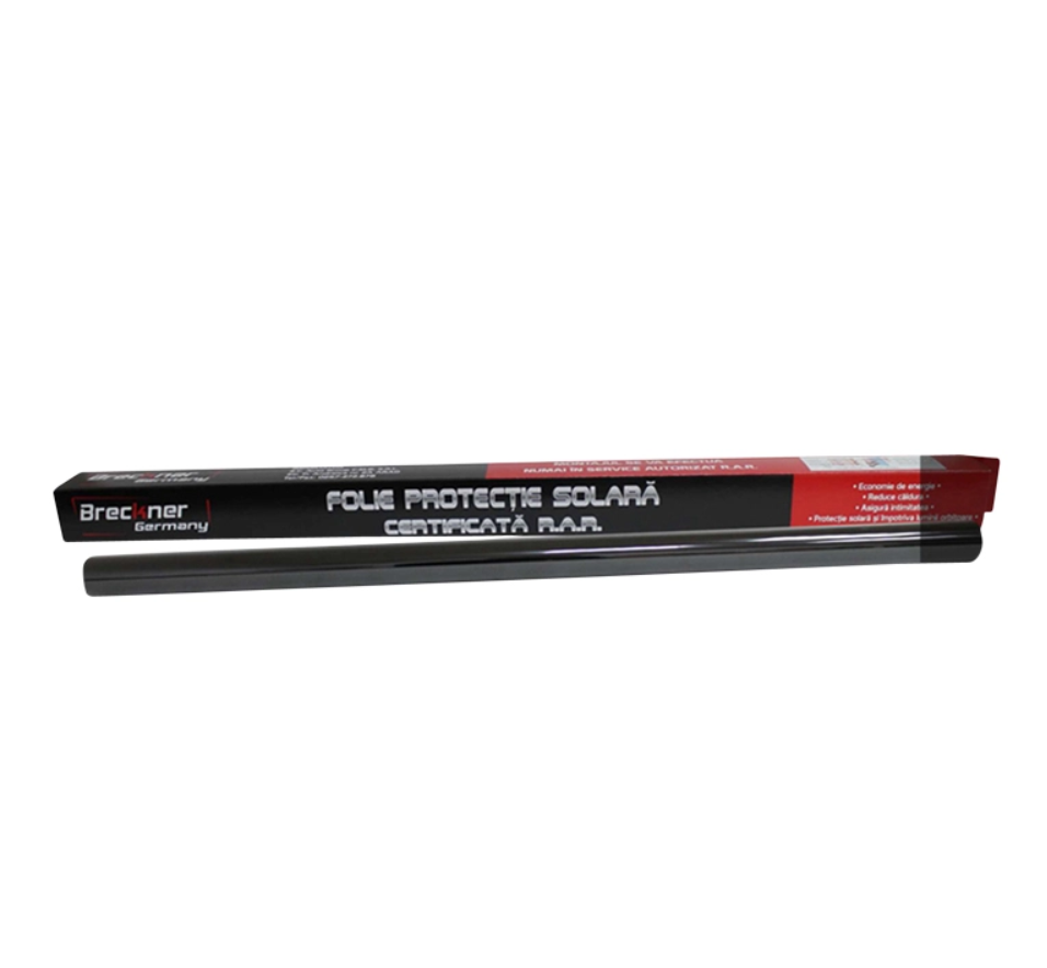 Folie geam 5% 0,75 x 3 metri, SUPER DARK BLACK