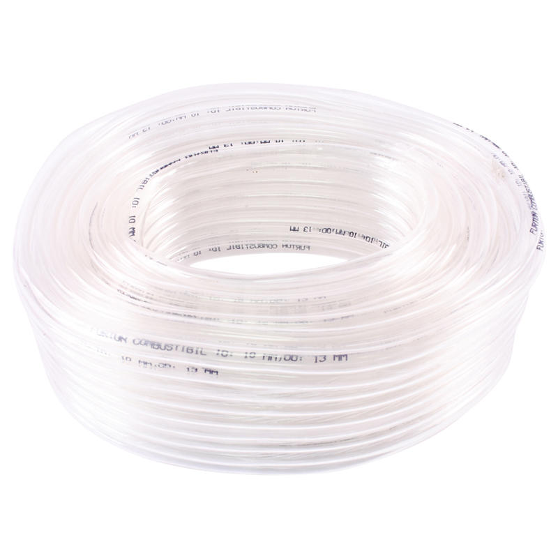 Furtun combustibil transparent diametru interior x diam. exterior 10 mm x 13 mm, fi10 , colac de 50metri