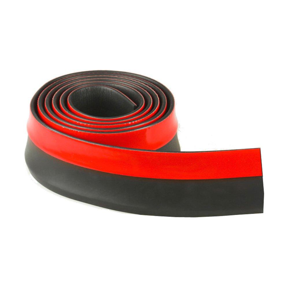 Buza prelungire spoiler universal culoare , Sideskirt 225cm EPDM Cauciuc, Negru
