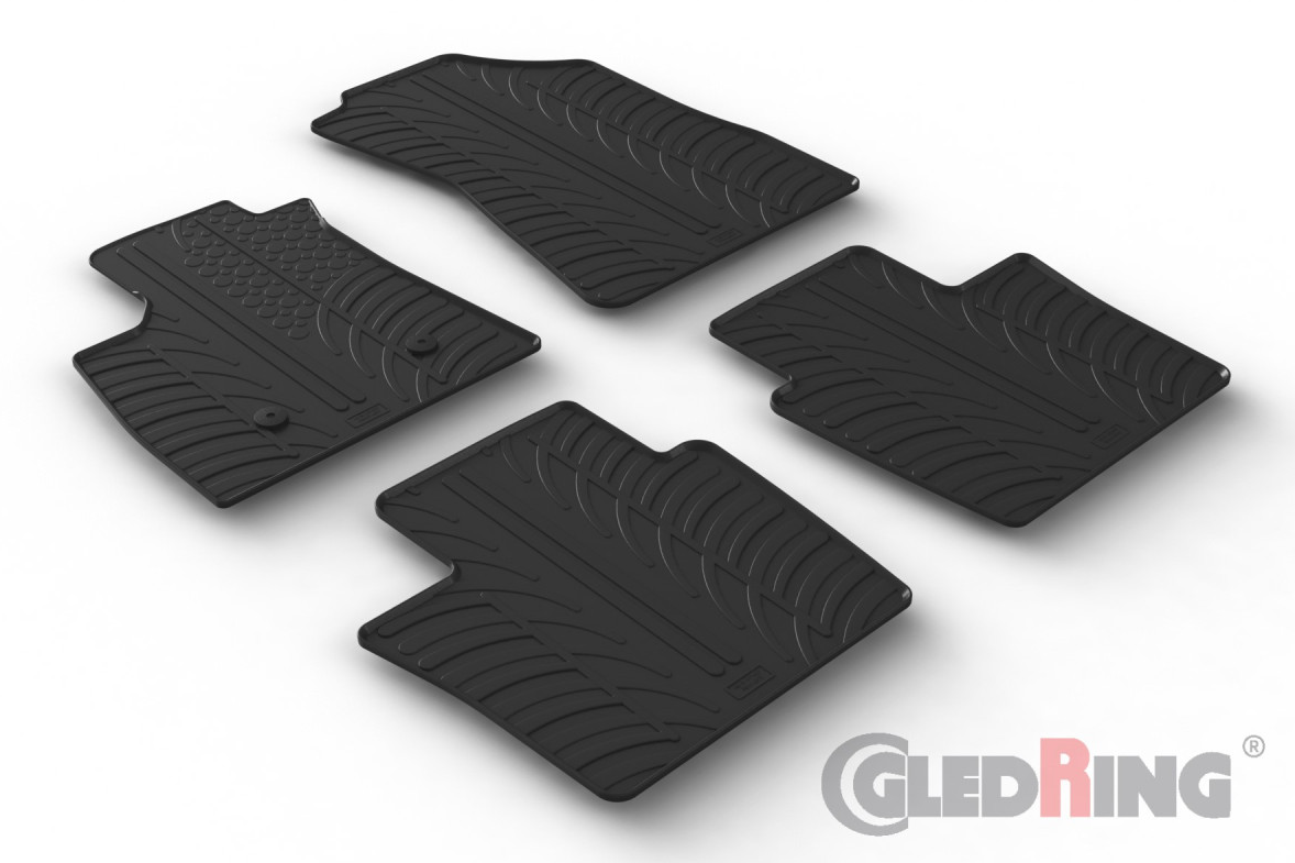 Set covorase auto din cauciuc Renault Espace Hybrid (Minivan MPV) 03.2023- (pentru modele cu cutie automata)