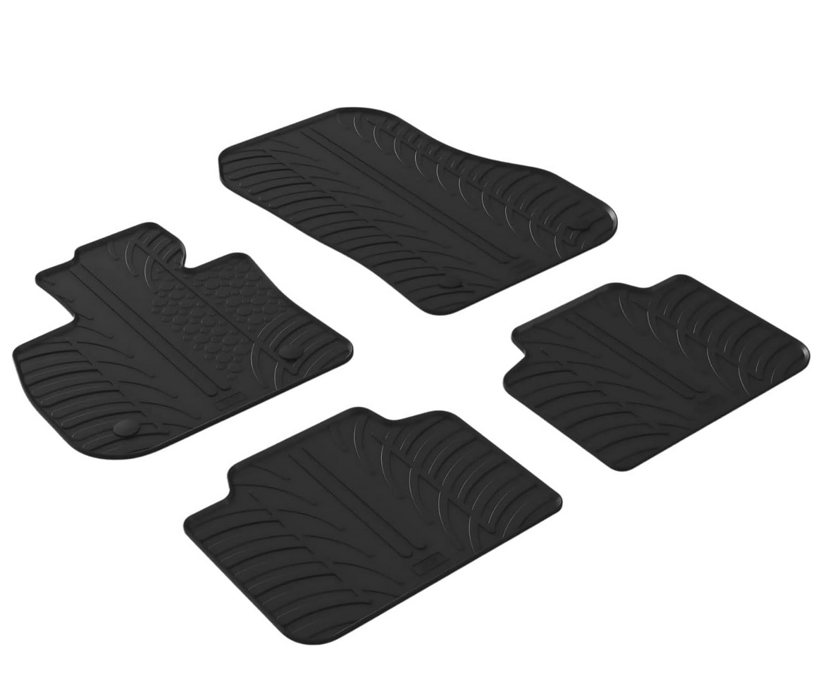 Set covorase auto din cauciuc BMW X1 (U11) SUV, 06.2022- (pentru modele cu cutie automata), 4 bucati, Gledring